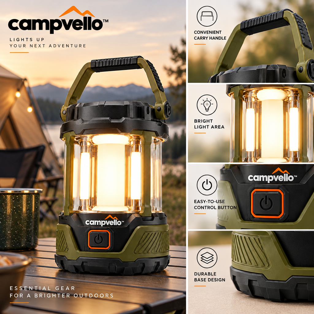Campvello™ Rechargeable Multi-Function Camping Lantern — product image 5