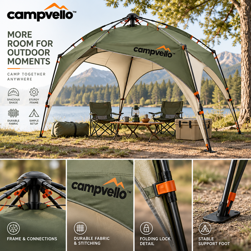 Campvello™ Quick-Deploy Camping Sun Shelter — product image 5