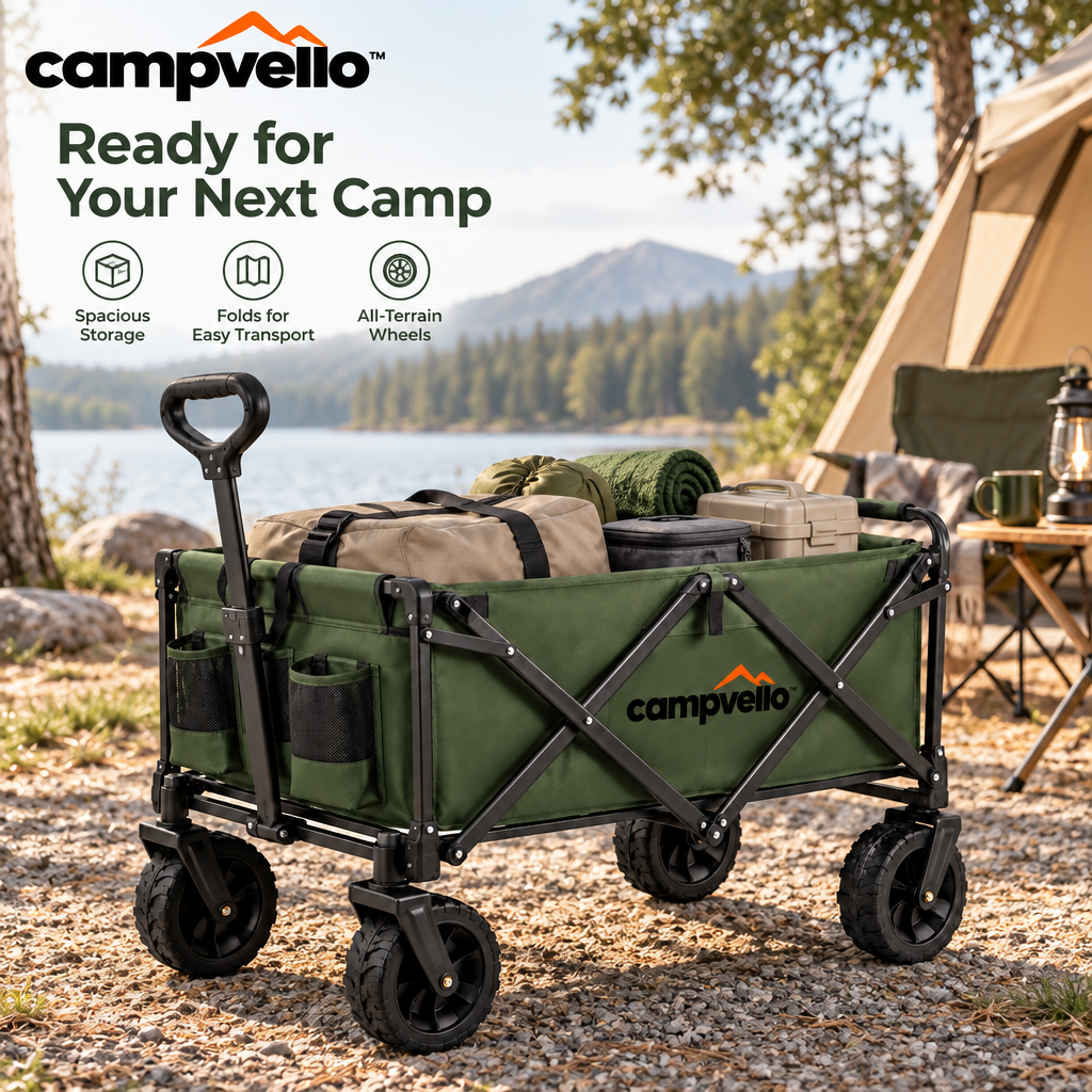 Campvello™ Folding Outdoor Camping Wagon — product image 2