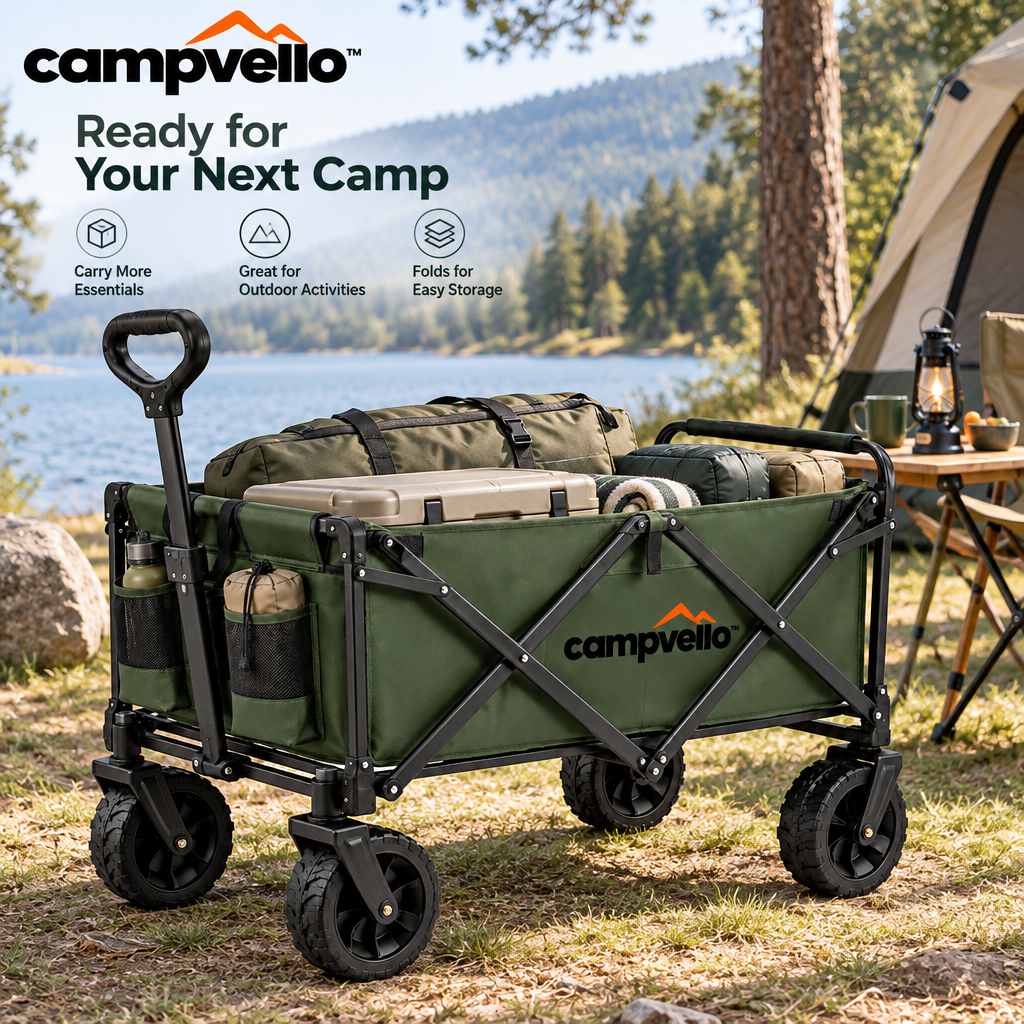 Campvello™ Folding Outdoor Camping Wagon — product image 4