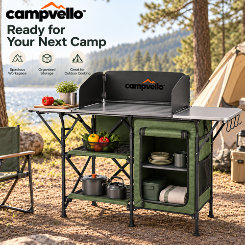 Campvello™ Folding Outdoor Camping Kitchen Station — product image 2