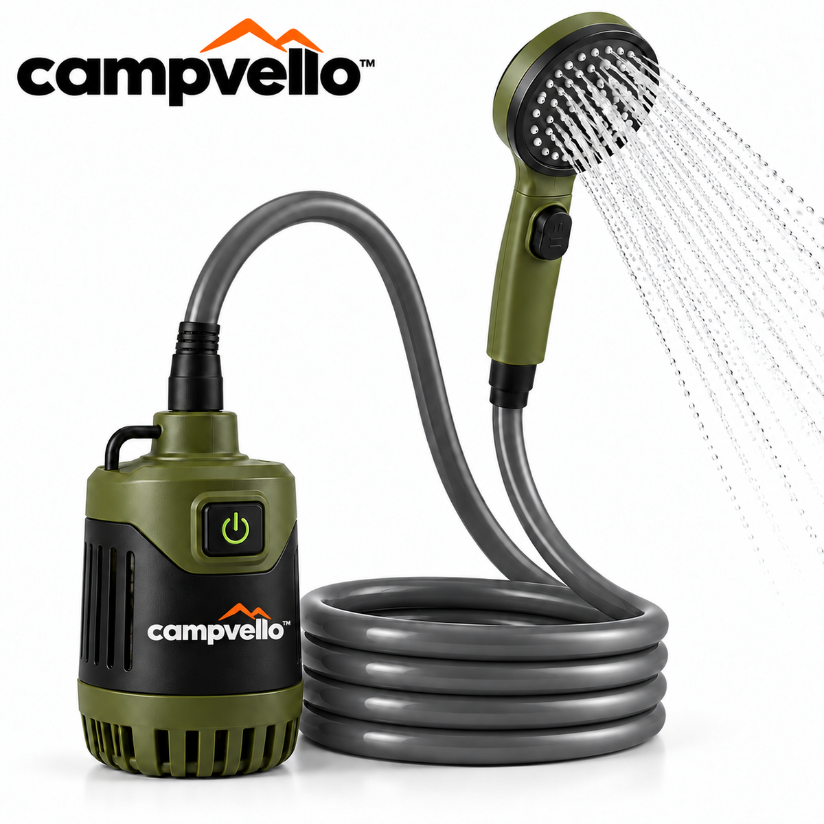 Campvello™ Portable Rechargeable Camping Shower — main product image