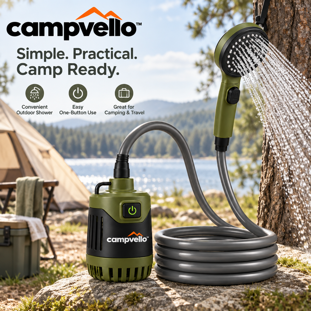 Campvello™ Portable Rechargeable Camping Shower — product image 4
