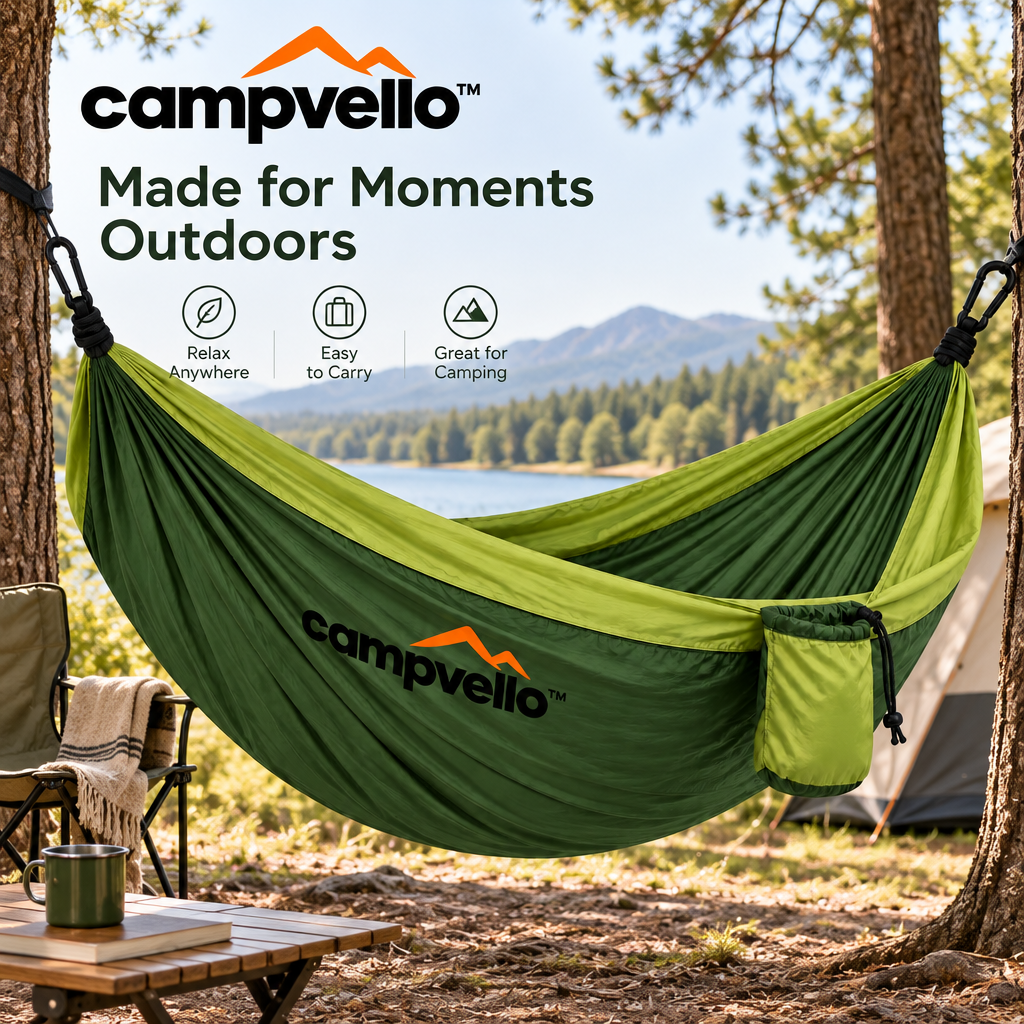 Campvello™ Portable Double Camping Hammock — product image 2