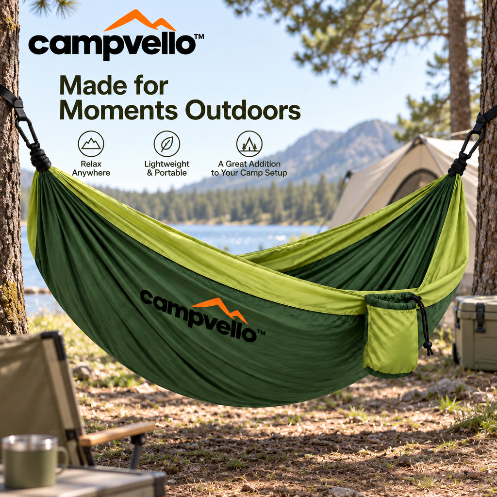 Campvello™ Portable Double Camping Hammock — product image 4