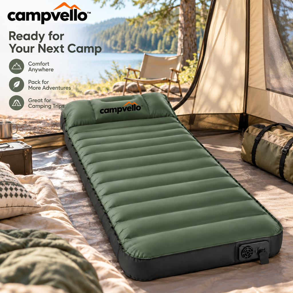 Campvello™ Electric Self-Inflating Camping Sleeping Pad — product image 2
