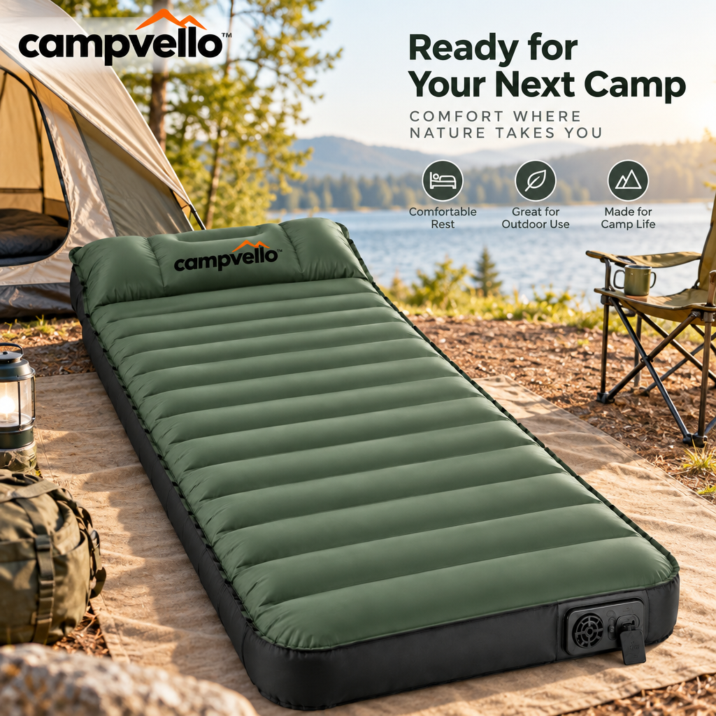 Campvello™ Electric Self-Inflating Camping Sleeping Pad — product image 4